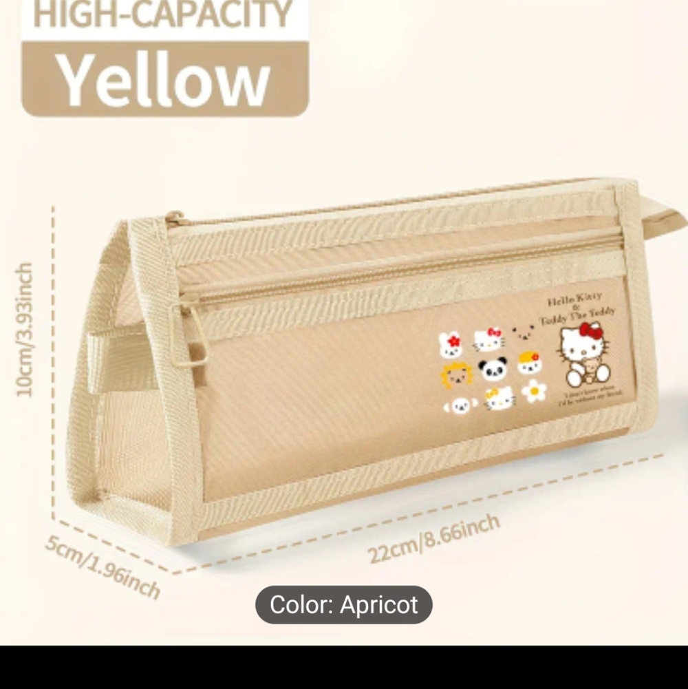 Hello Kitty And Friend Mesh Pencil Pouch